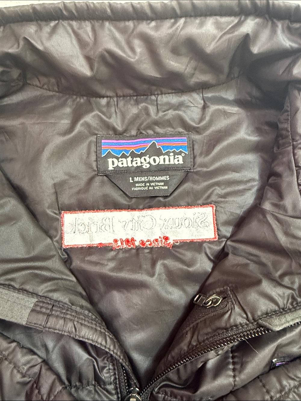 Patagonia nano puff zip up vest black with logo - Picture 4 of 10